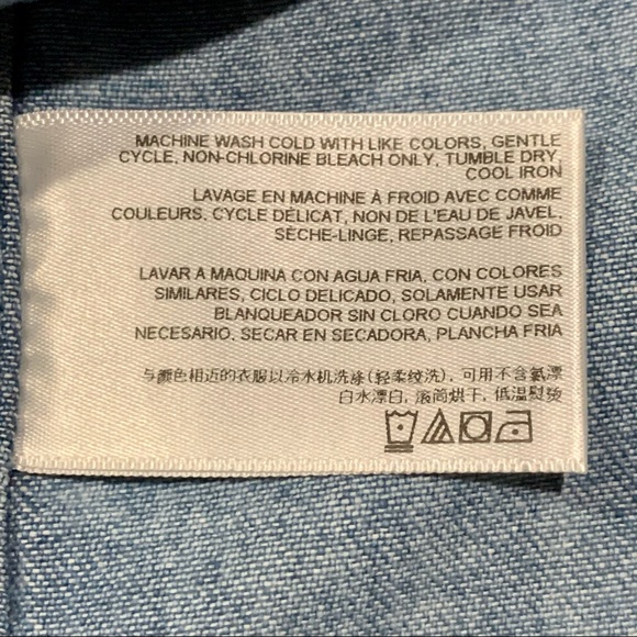 Adriano Goldschmied AG 'Teagan' Chambray Sleeveless Denim Top, Size XS, NWT - Picture 10 of 12